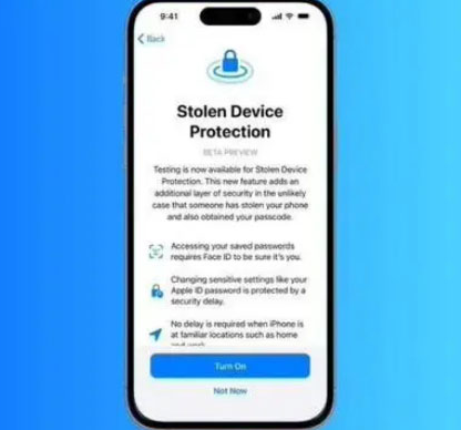 巴里坤苹果授权维修店分享被盗设备保护功能开启方法