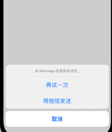 巴里坤apple维修iPhone上无法正常发送iMessage信息