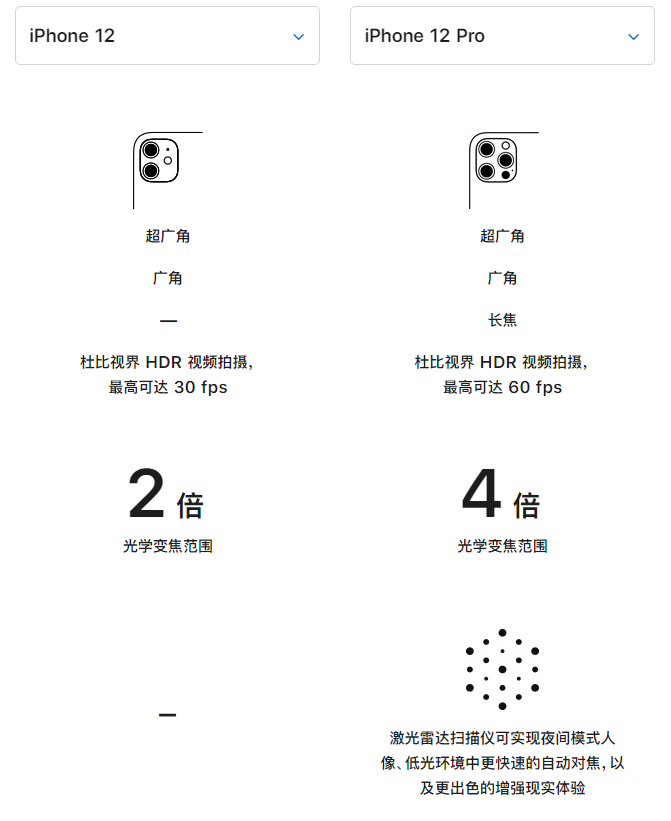 巴里坤苹果手机维修分享苹果 iPhone 12 与 iPhone 12 Pro 选哪款 